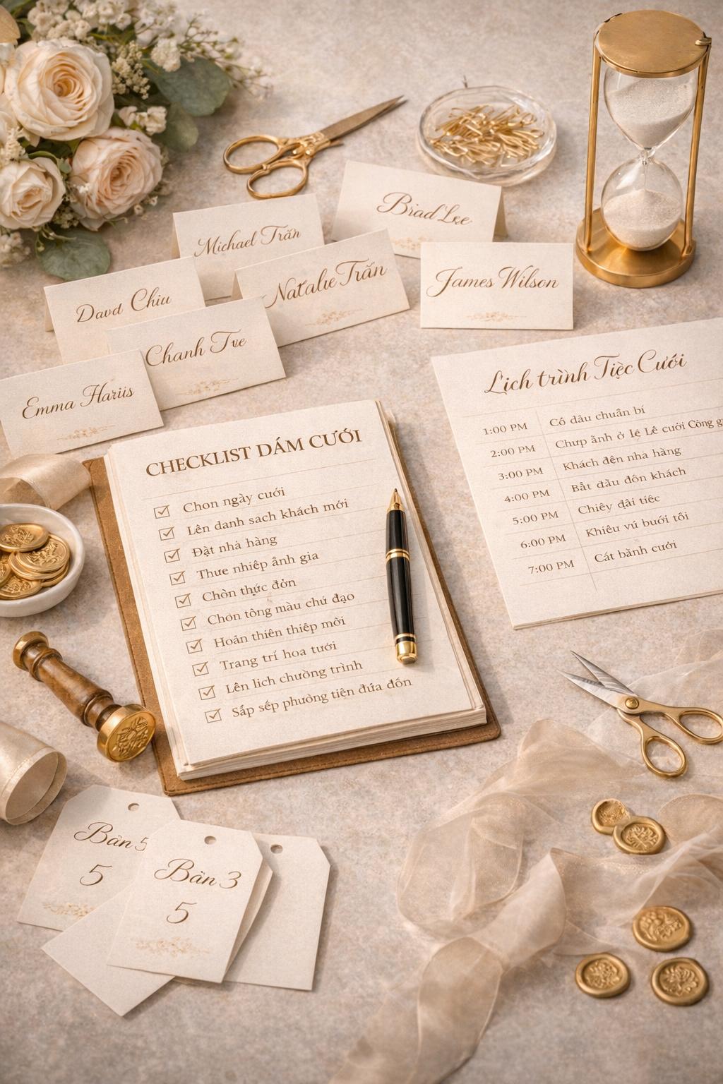 Wedding planning process